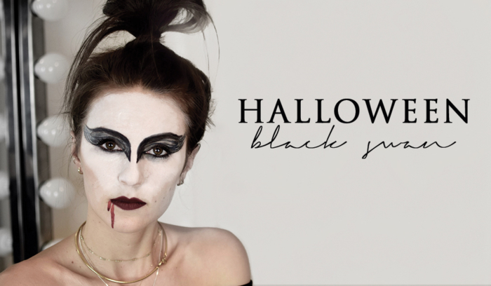 Black shop swan makeup