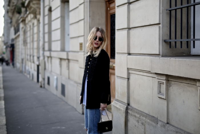 ootd, casual, ray ban, chanel 