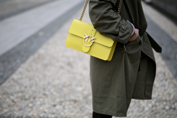 Pinko love bag gelb, Details