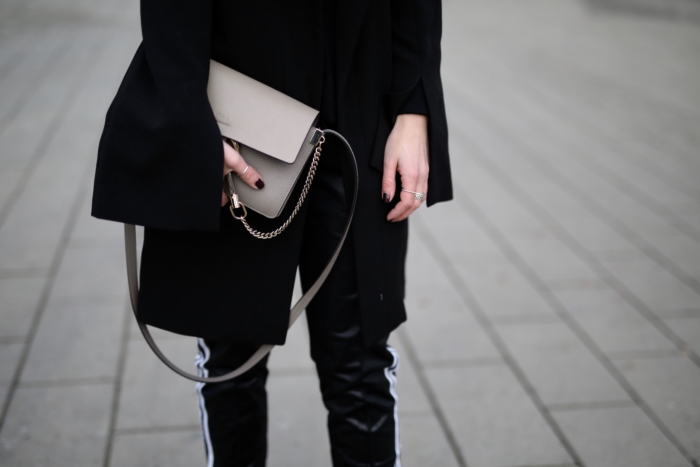 details, chloe bag, adidas pants