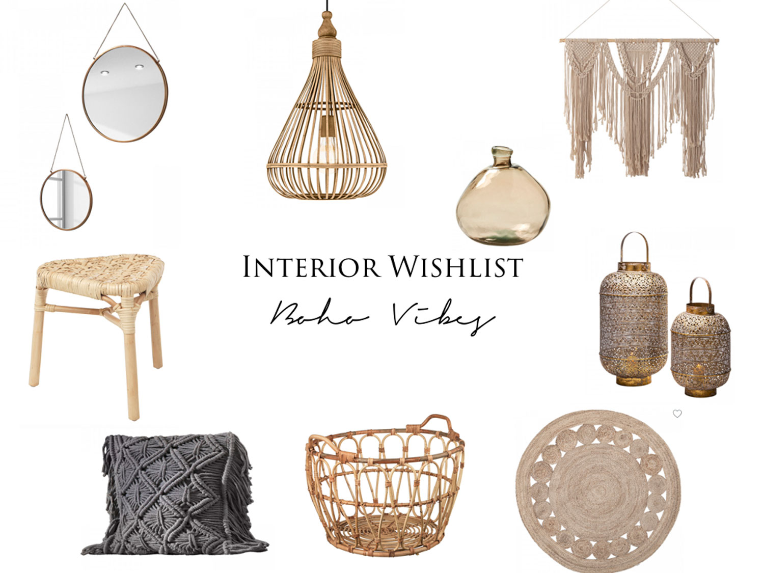 Interior Wishlist – Boho Vibes