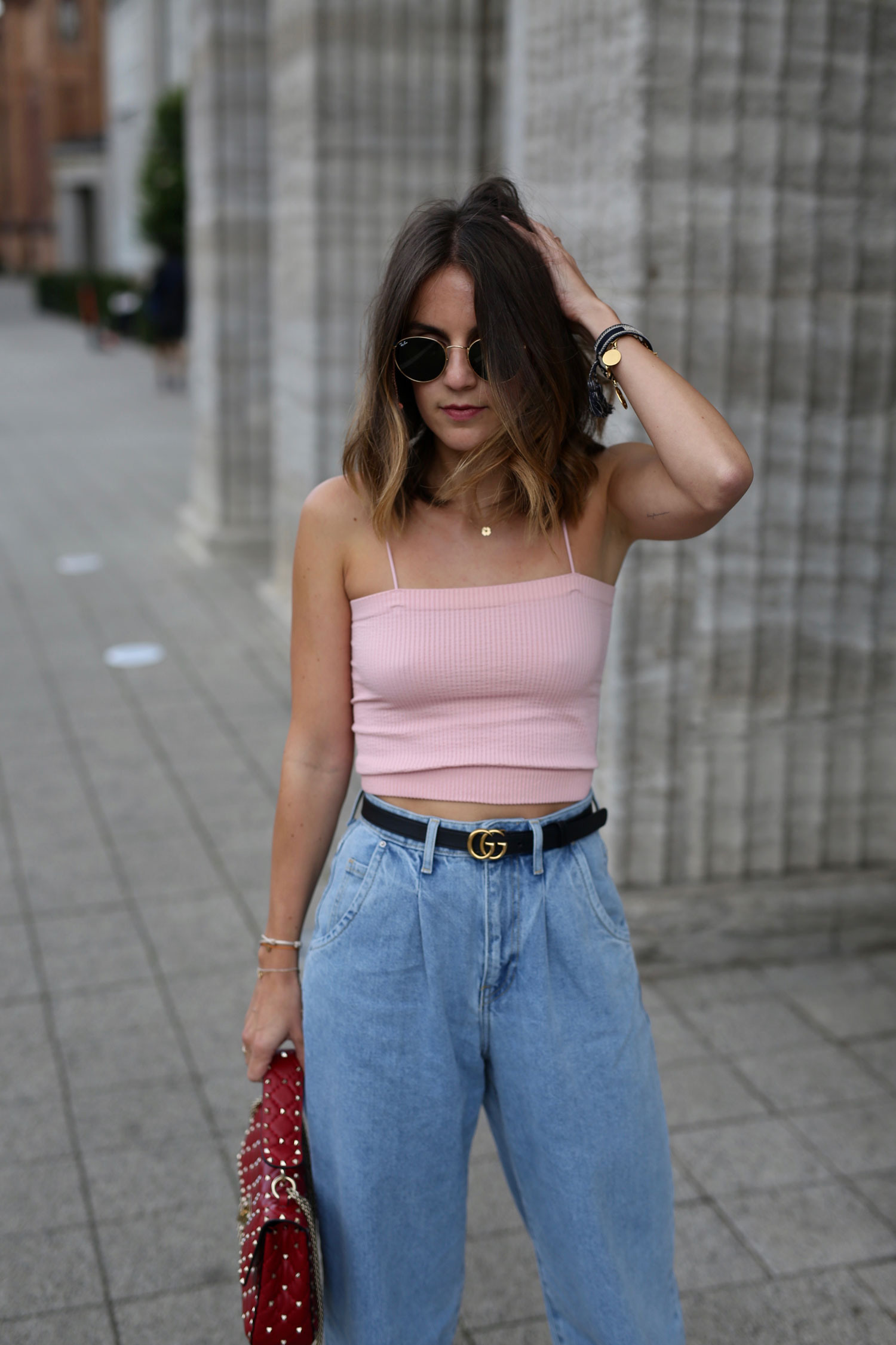 Paperbag jeans style outlet