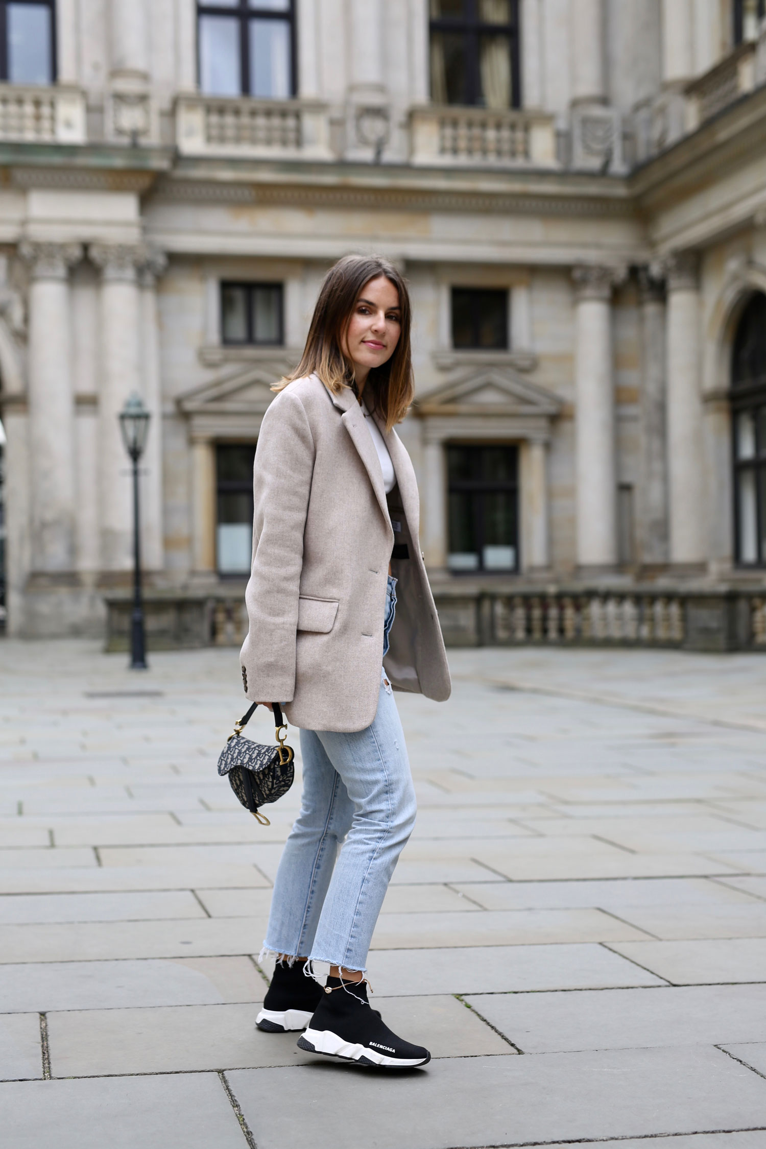 oversized-blazer-denim-crop-top-balenciaga-speed-runner Shoppisticated