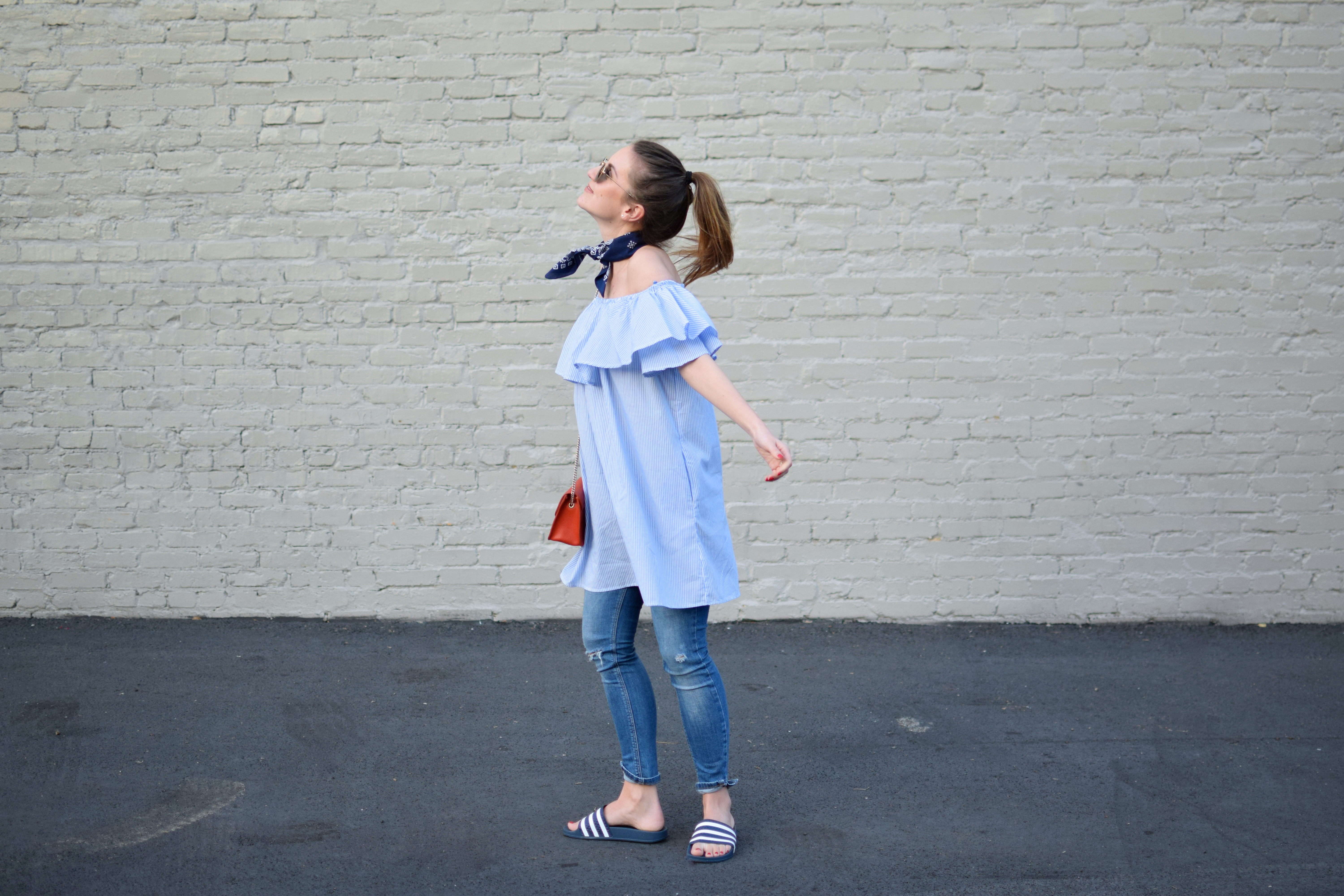 off shoulder bluse