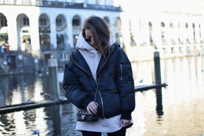 winter bomberjacke, hoodie rosa, hamburg