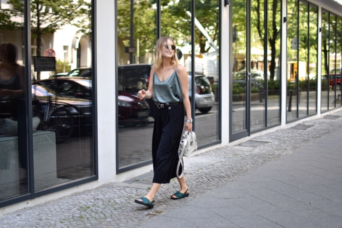 Flache Schuhe sommerliches Outfit