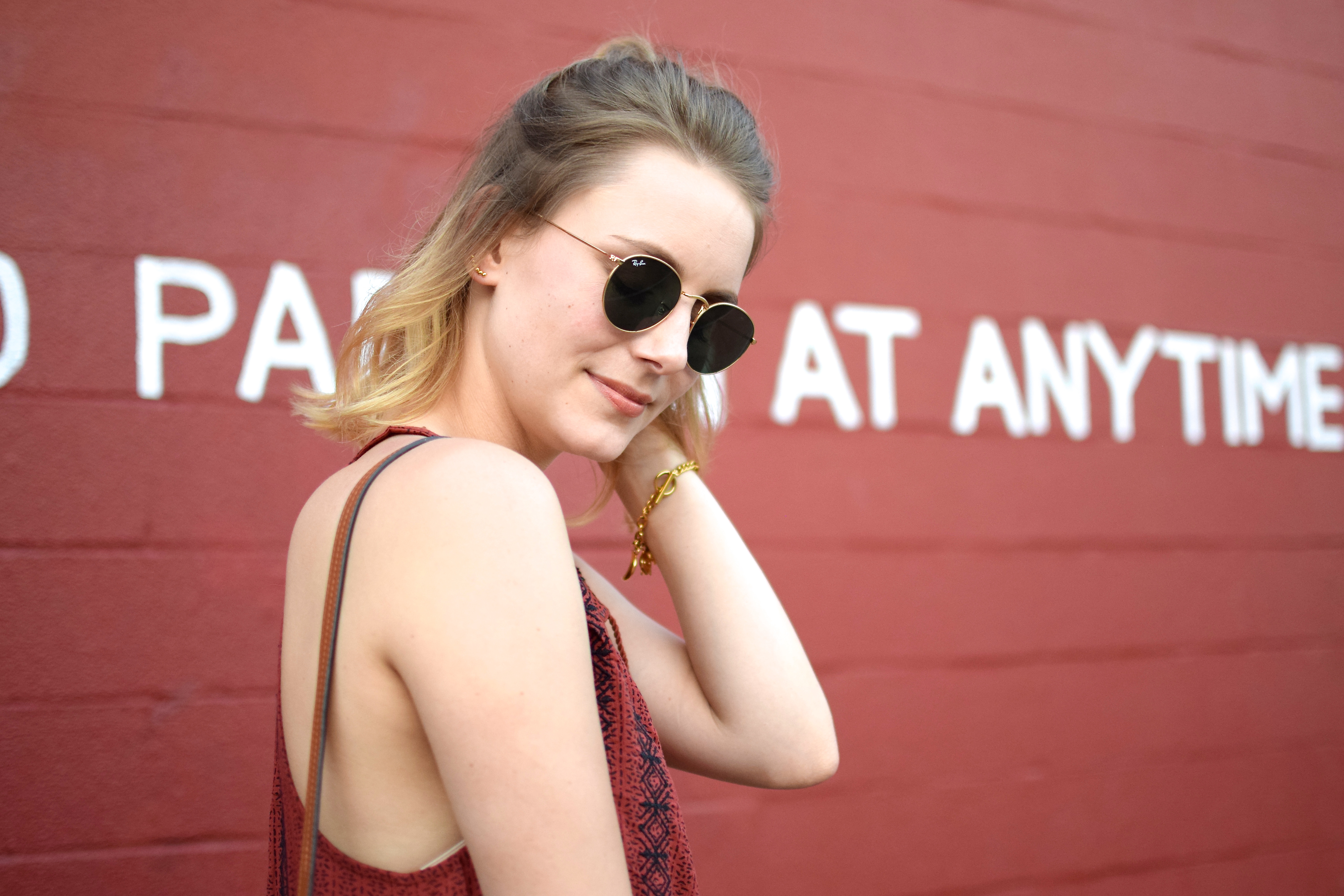 ray Ban Round Metal Sunglasses