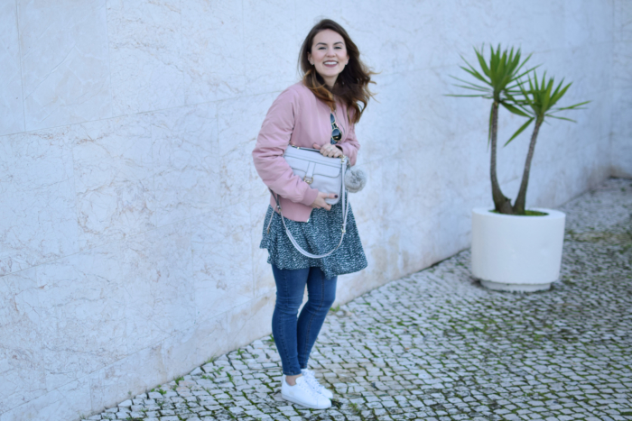 trend rosa bomberjacke