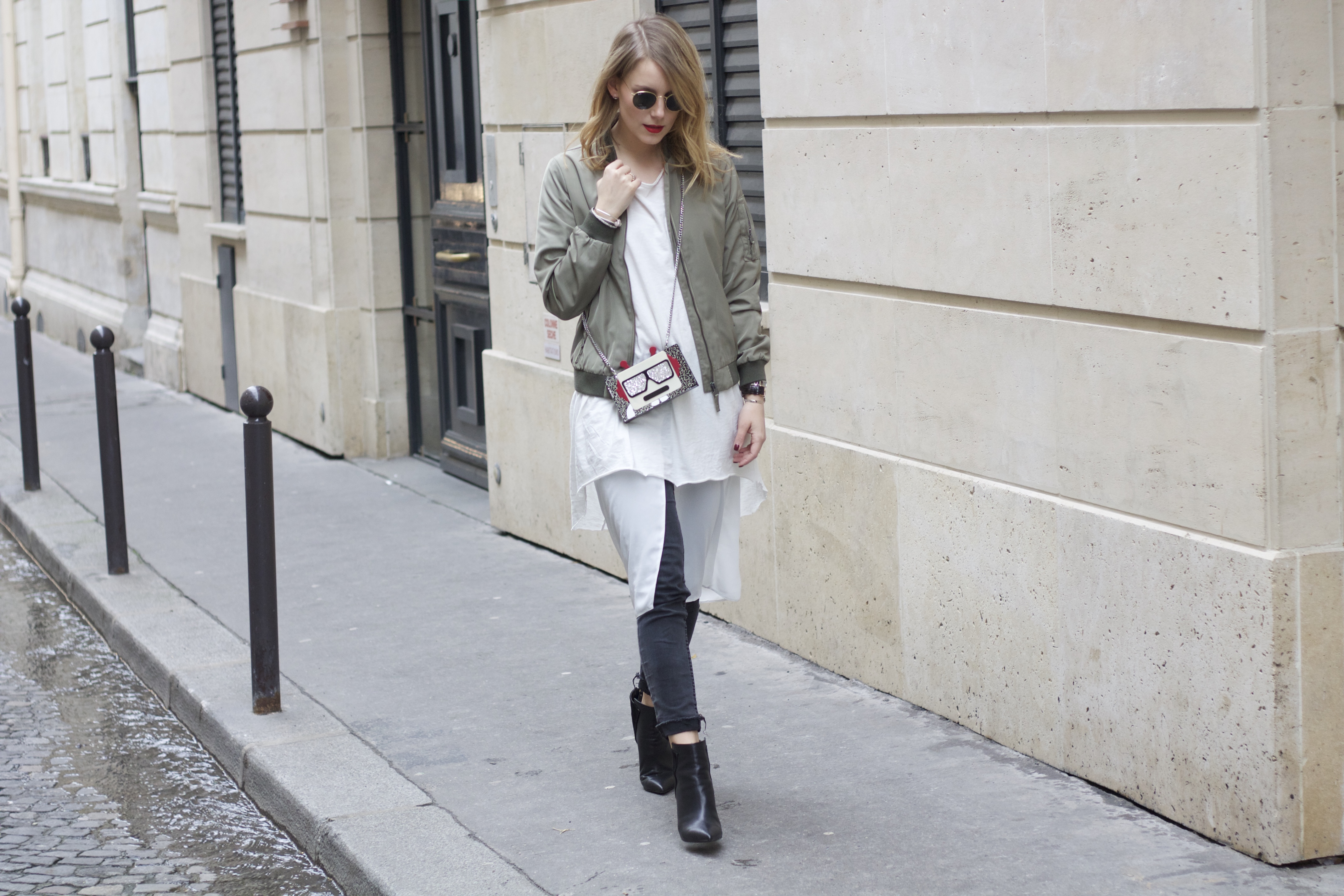 Layering Look with Bomberjacket