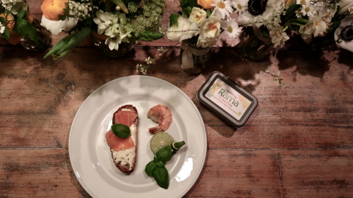 rama, lachs, limette