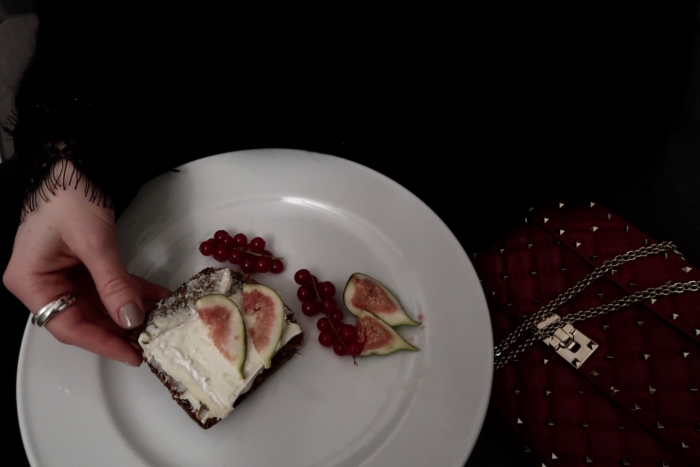 feige, ziegenkäse