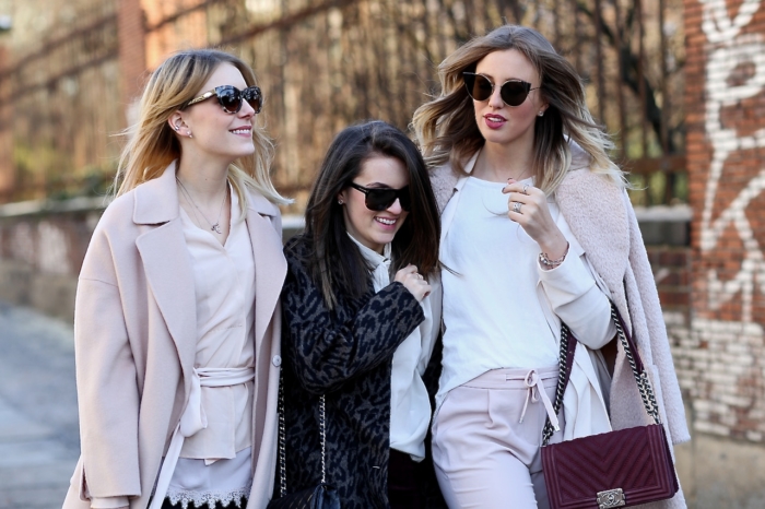 Marc Cain outfits, blogger girls, sunglasses