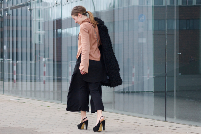 schwarzte culotte