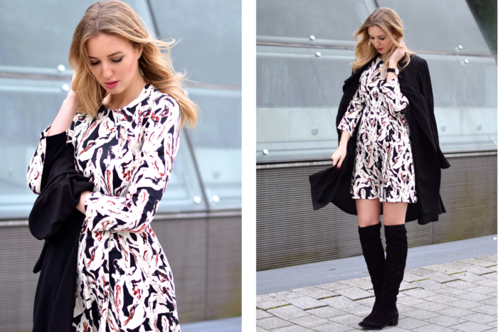 kleid mit muster