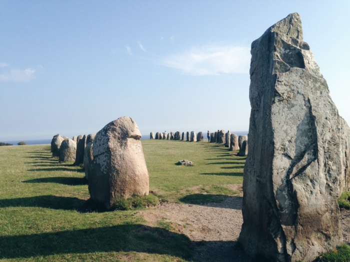 sightseeing, sundial of the vikings, Ales Stenar