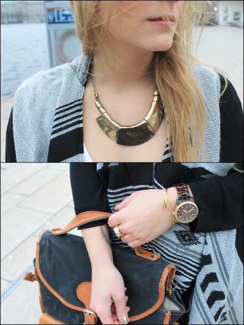Armreif von Stella & dot und Uhr von Michael Kors