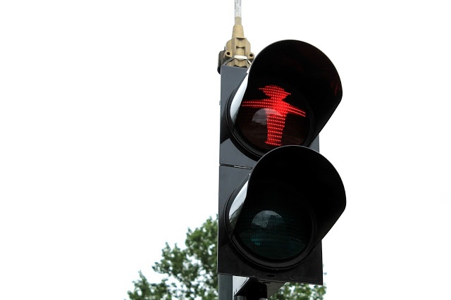 Ampel in Berlin