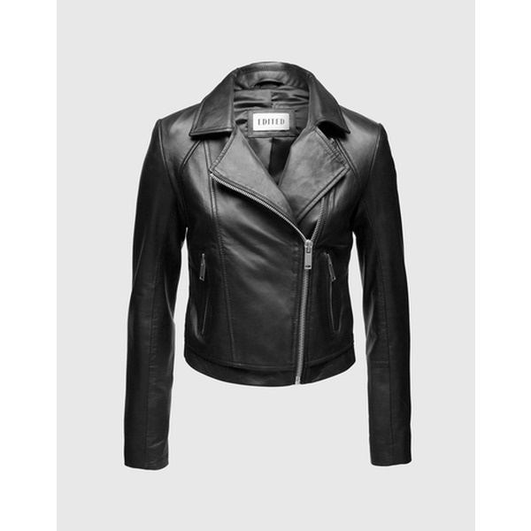 Lederjacke schwarz biker