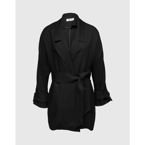 MAntel schwarz Trenchcoat