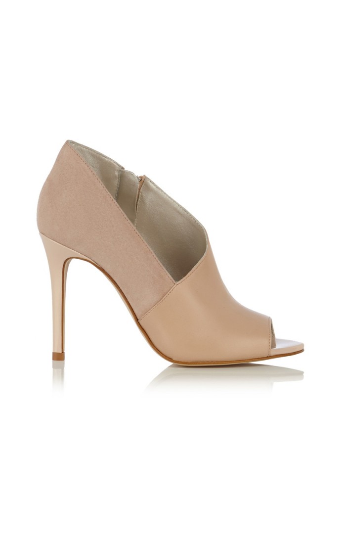 Peeptoe Stiefelette