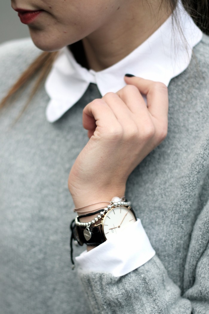 Watch by Daniel Wellington and Bracelets by Yana Nesper, Tiffany & Co.