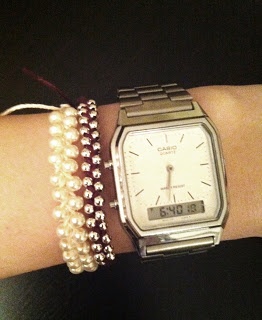 Selbstgemachte Armbänder