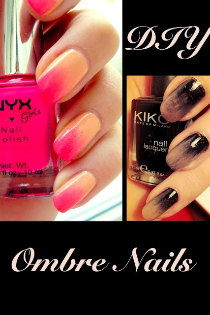 Ombre Nails in verschiedenen Farben