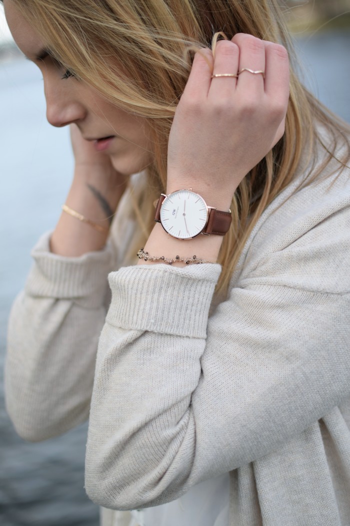 Braune Uhr von Daniel Wellington