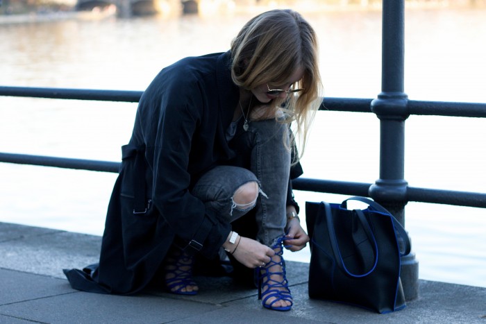 High Heels, Bag and sunglasses