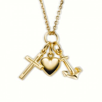 glaube liebe Hoffnung goldkette
