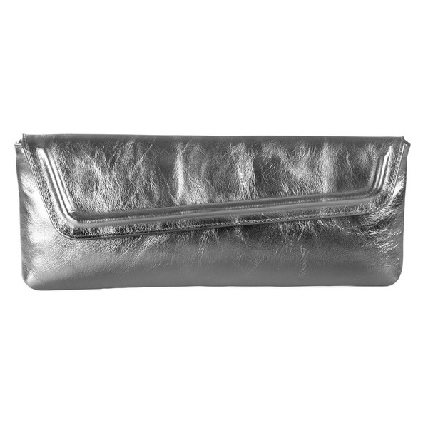 Clutch silber Tasche