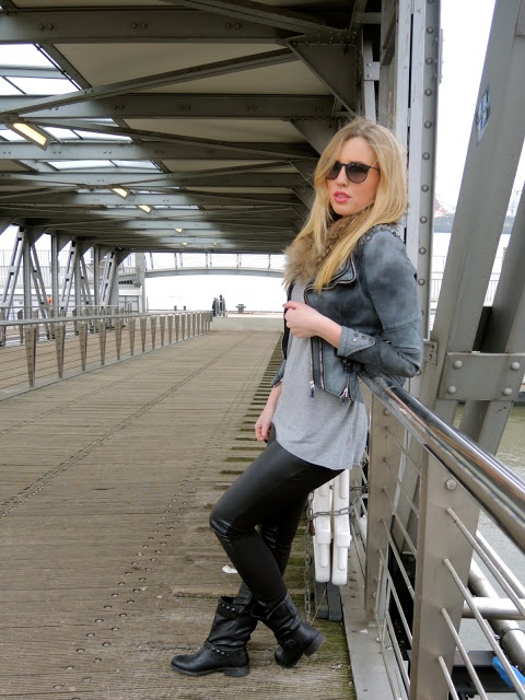 schwarze Boots von Stradivarius