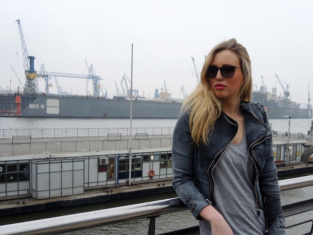 grey top by Zara