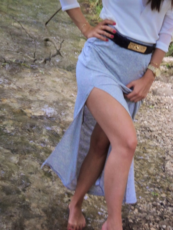 Grey skirt by Zara