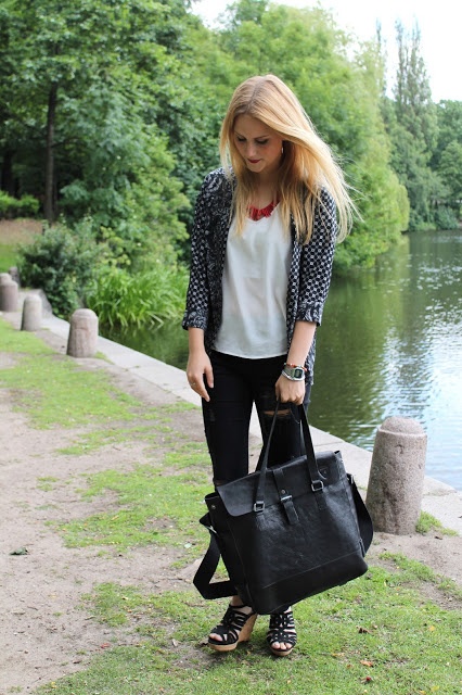 Black bag by Lieblingstasche