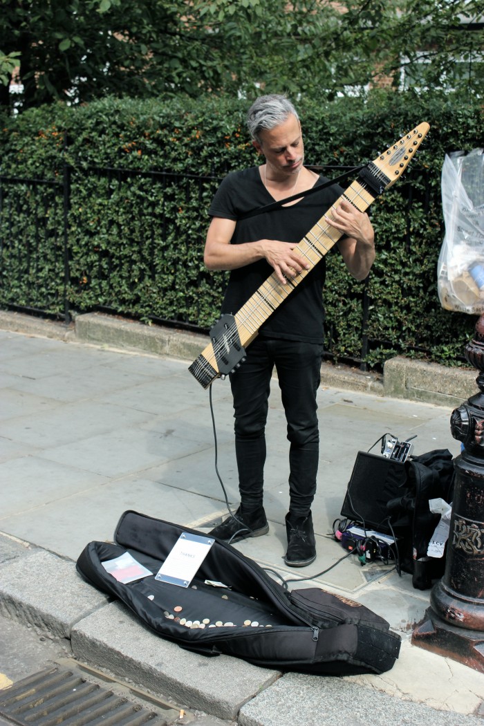 Straßenmusiker in London