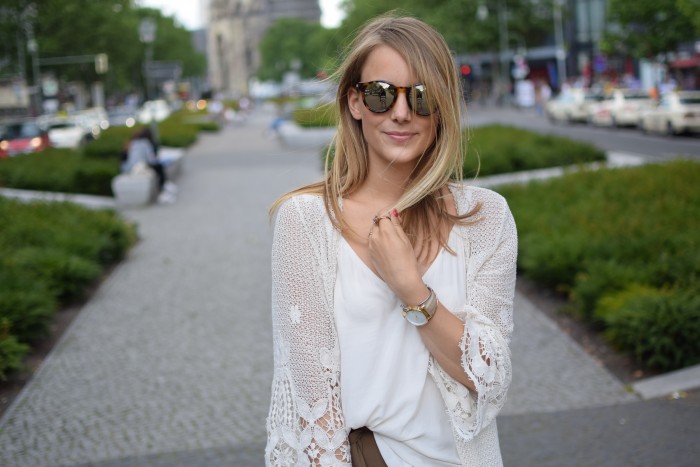 weißes Top: Zara
