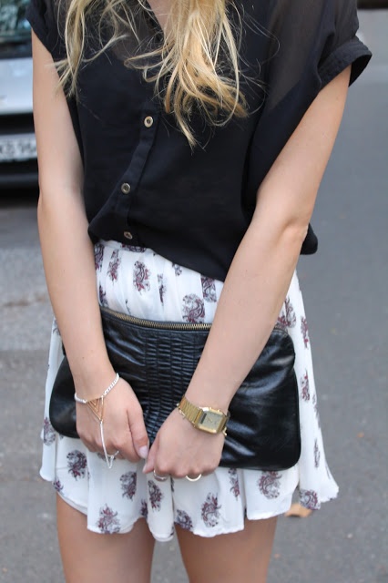 Schwarze Clutch von H&M