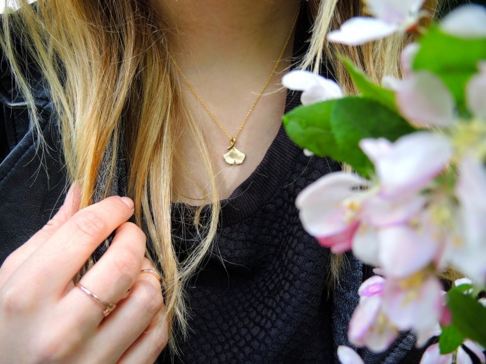 Kette Ginkgo von Madeleine Issing