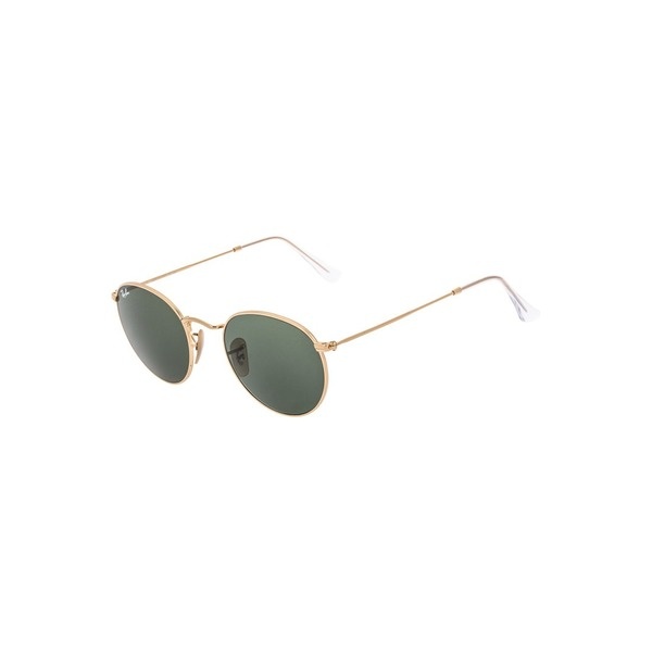 ray ban round metal sonnenbrille gold