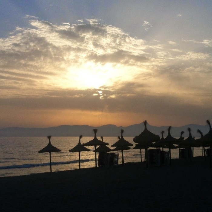 Sonnenuntergang in Spanien