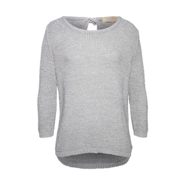 Grauer Pullover