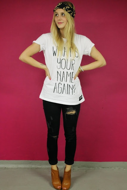 White shirt by Rebel Couture