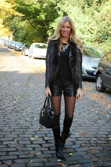 Schwarze Shorts von Mango