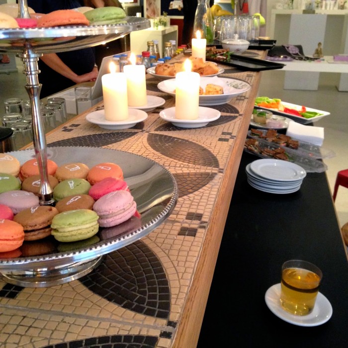snacks beim beaury pressday in hamburg