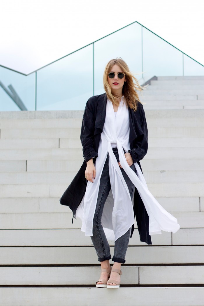 Long blouse and coat