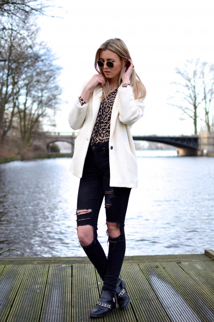 black pants by h&m